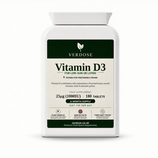 Verdose Vegan Vitamin D3 180 Tablets UK
