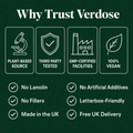Verdose Vegan Vitamin D3 | 180 Tablets | 6-Month Supply | 13p a Day